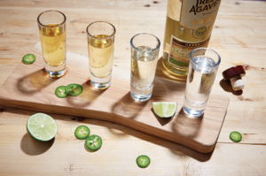 Tequila samples