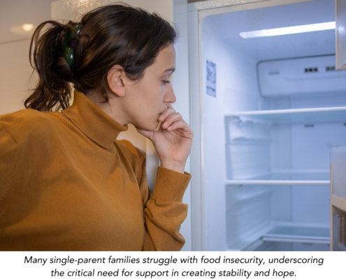 Single parent, food insecurity